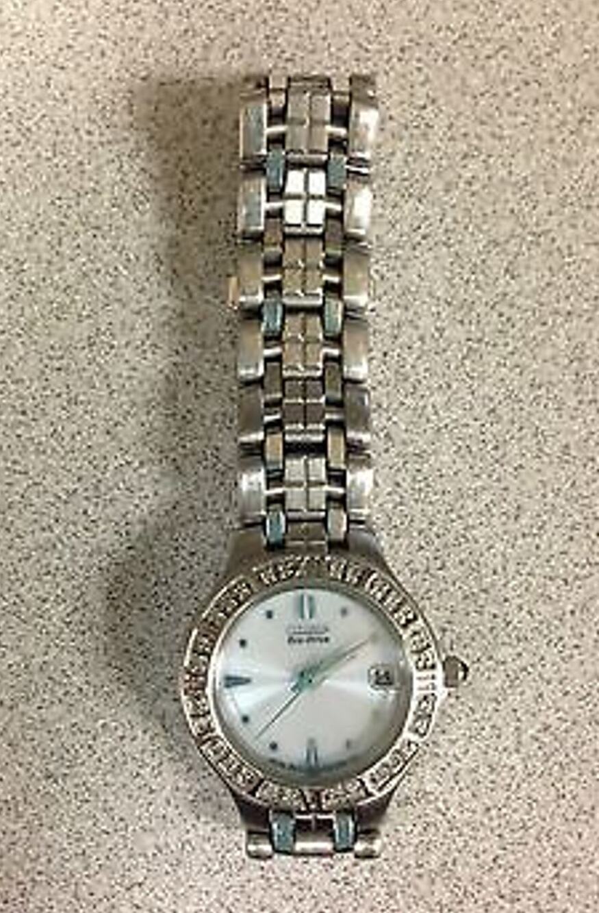 Citizen Eco-Drive Women's Stainless Steel Watch Mother of Pearl Dial Working